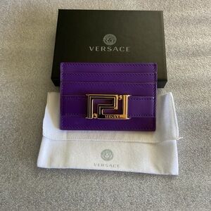 Brand anew Versace Purple Card Holder
